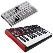 AkaiMPK mini MKII + Decksaver MPK Mini MK2