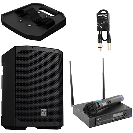 Pack autonome Everse 8 Black + Micro main sans fil Mipro Electro-Voice