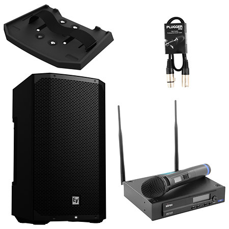 Pack autonome Everse 12 Black + Micro main sans fil Electro-Voice