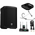 Pack autonome Everse 8 Black + Micro Serre-tête sans fil Mipro Electro-Voice