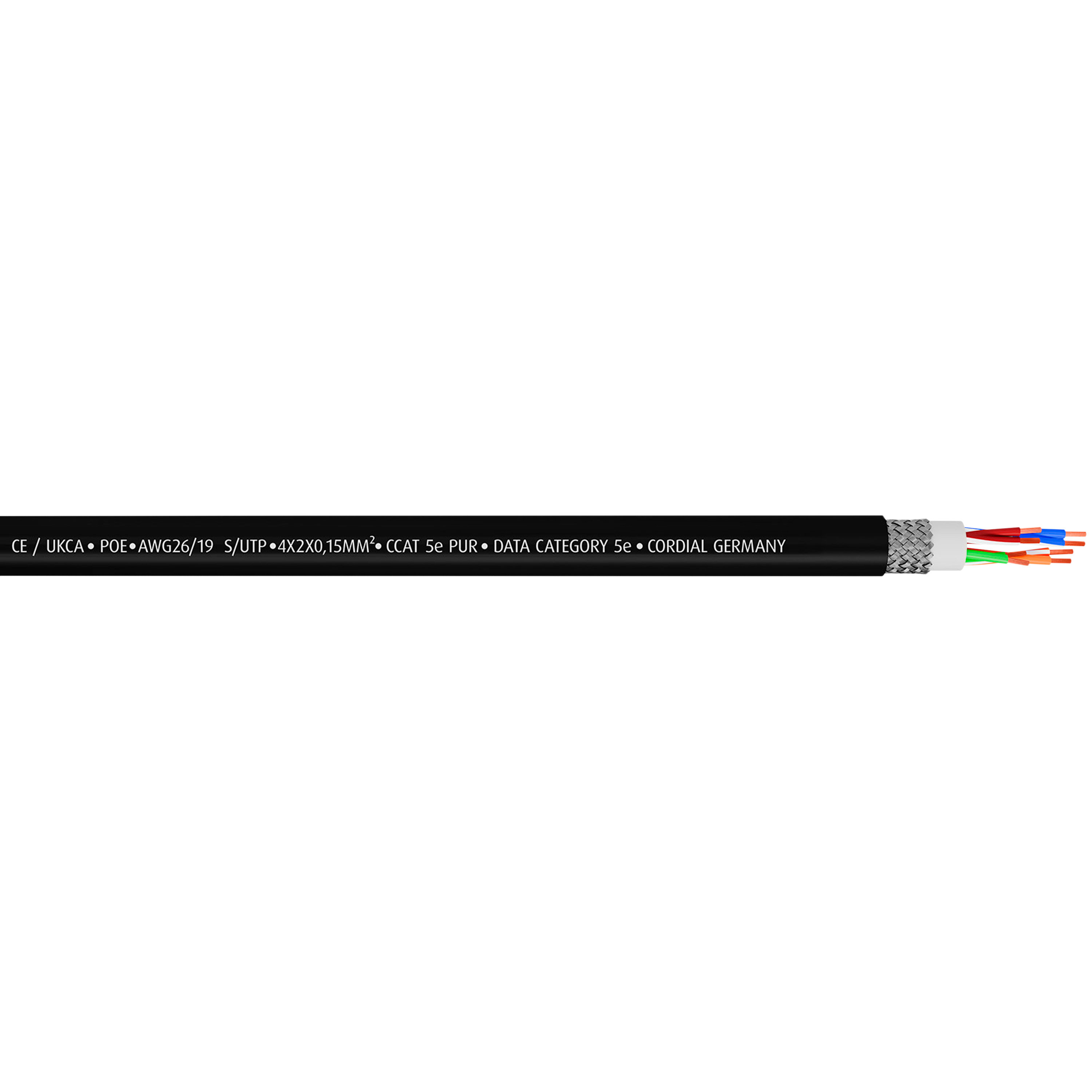 Cordial CAT5E PUR 100m