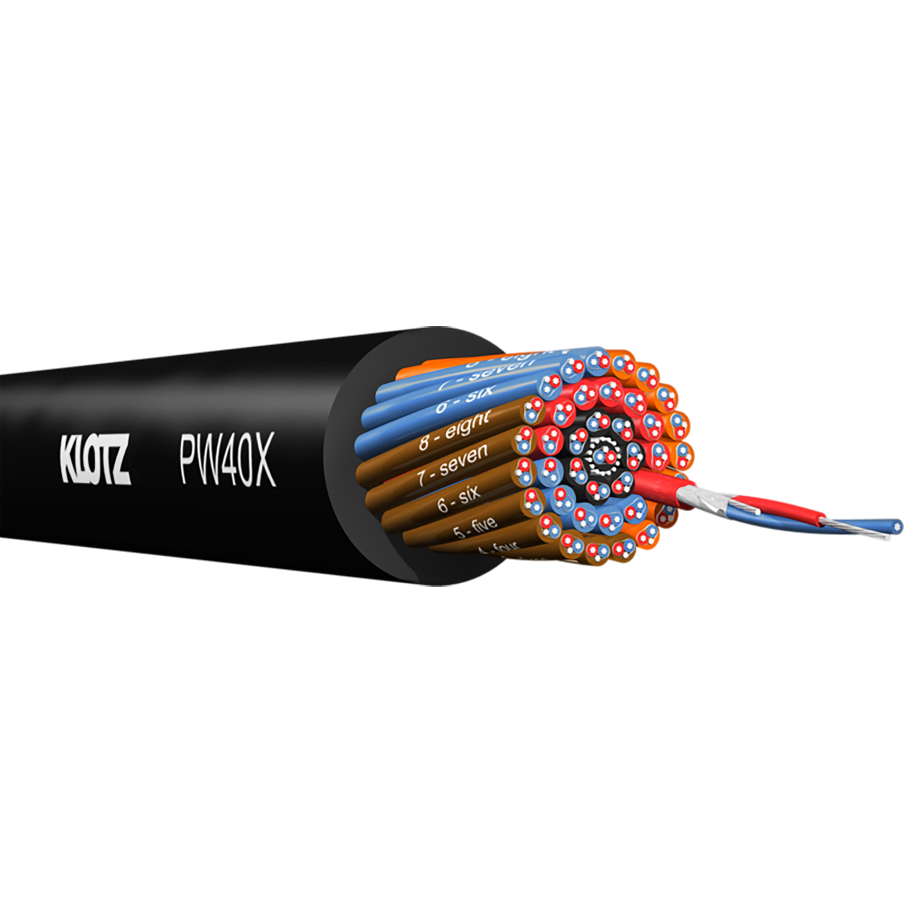 Klotz Câble multipaire 8 x 2 x 0.22 mm2 PVC 100 m