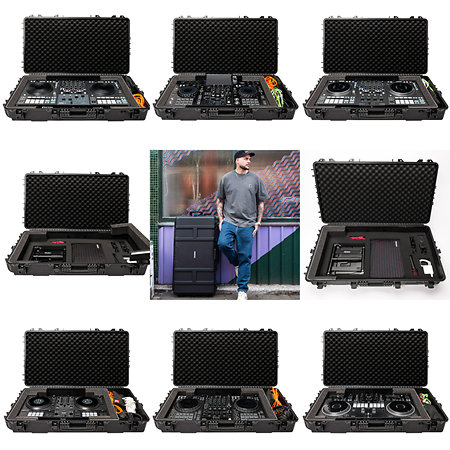 FLXGuard DJ-Controller Trolley Magma Bags