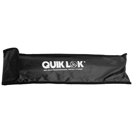 MS334WB Pupitre Léger + Housse Nylon Black Quik Lok