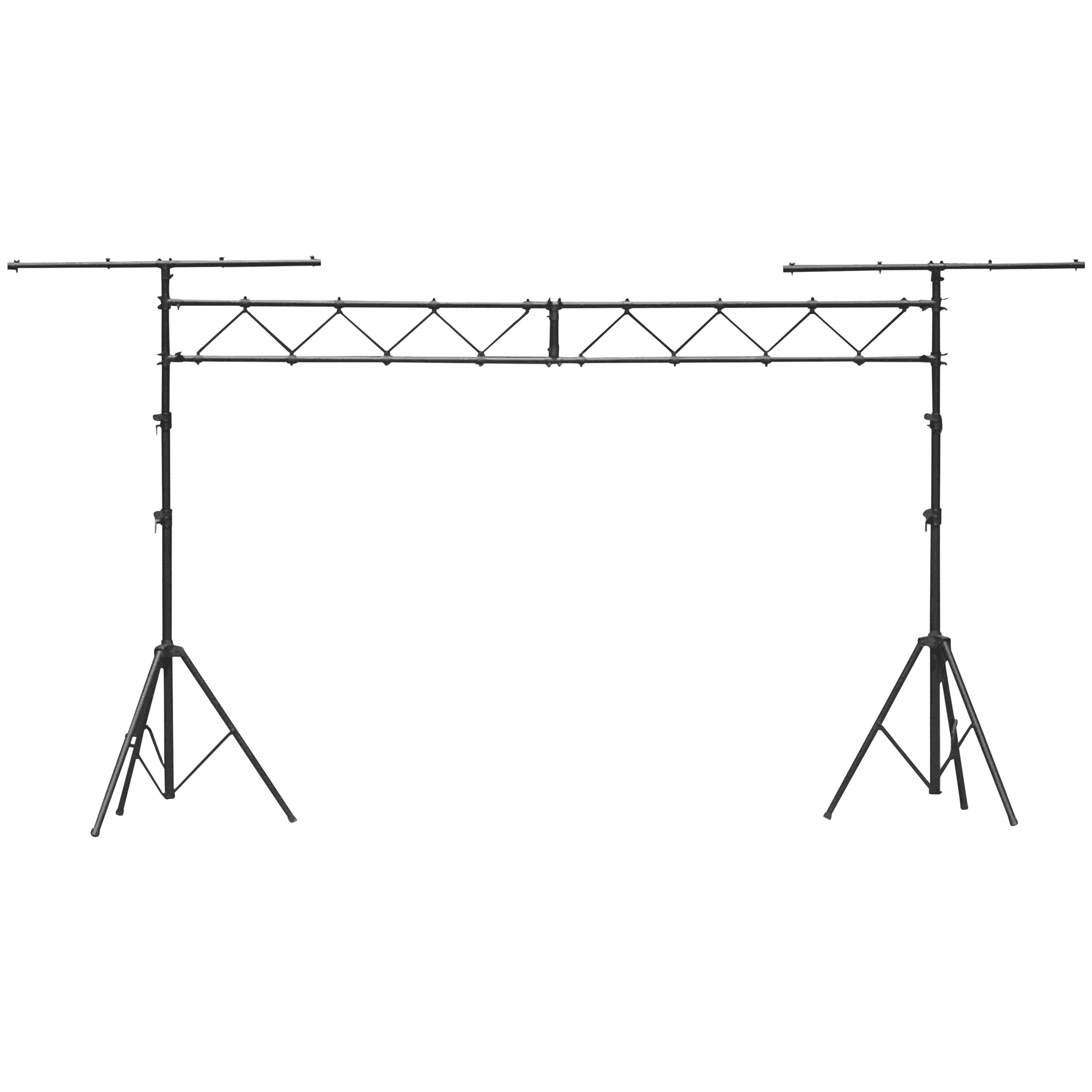 Quik Lok STS14 Deux stands lumière trépied avec pont Black