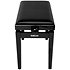 PB100BKL Banquette Piano Noir Brillant Quik Lok
