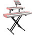 QL742 Stand clavier X double "Pro" 2 niveaux Quik Lok