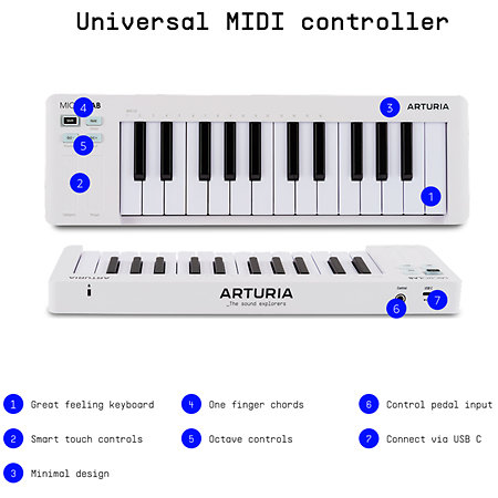 MicroLab MK3 White Arturia
