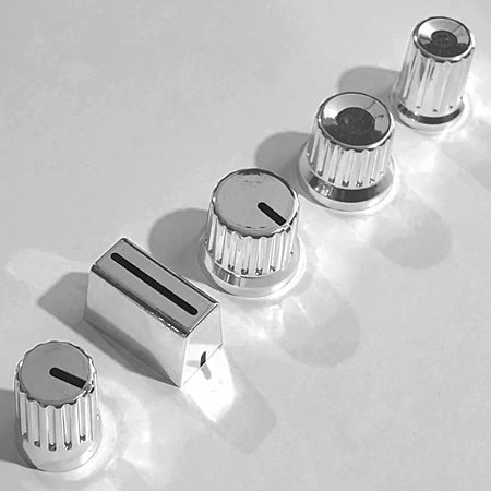 Chroma Caps Thin Encoder V2 Chrome Silver DJ TechTools