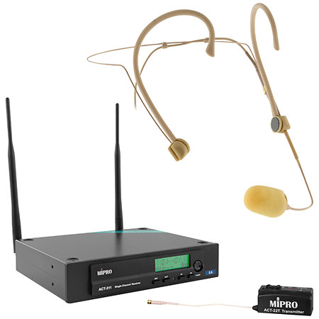 MU 210D Lithium Pack Micro serre-tête sans fil Mipro