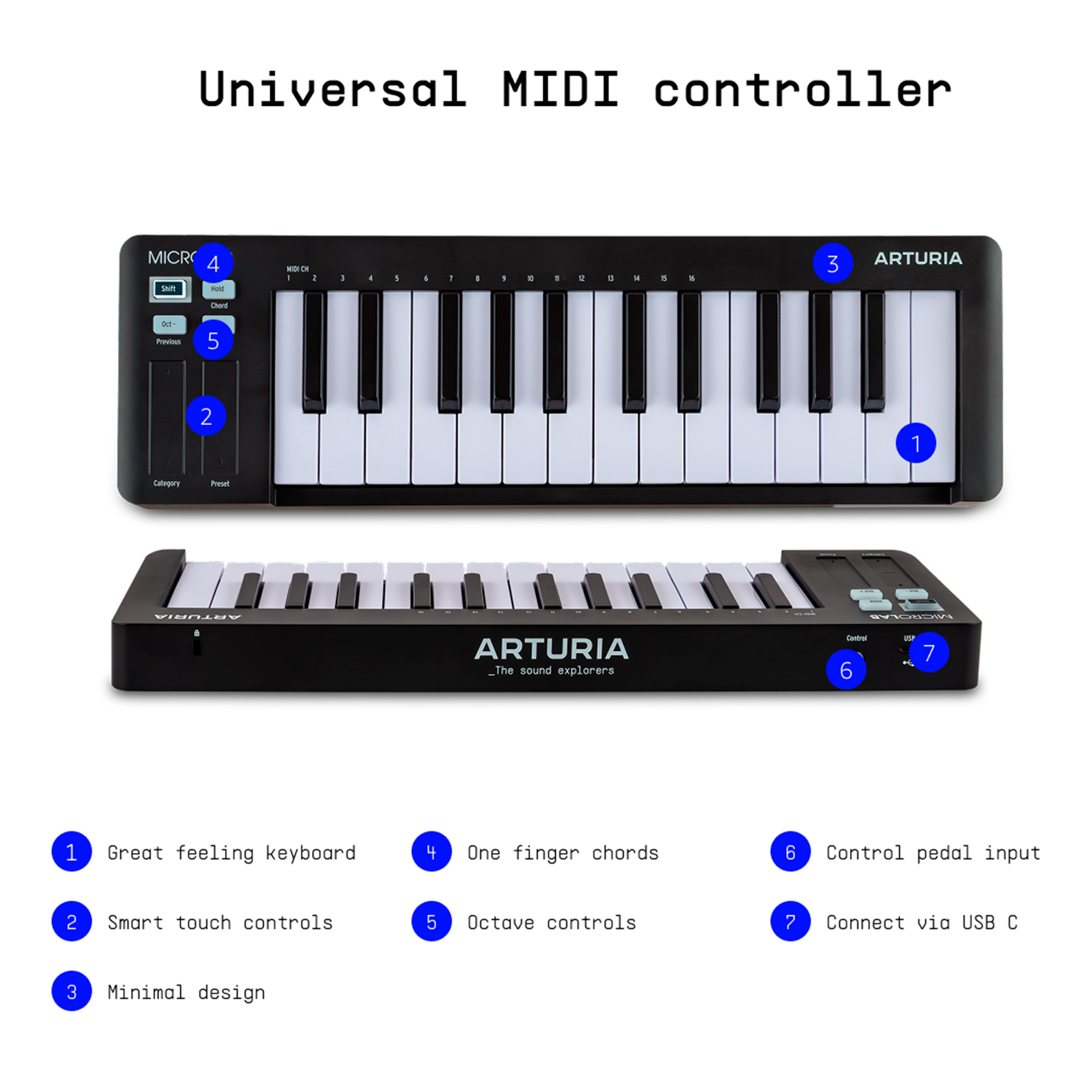 Arturia MicroLab MK3 Black