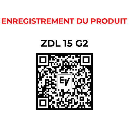 Pack ZLX-15P-G2 + Cover (la paire) Electro-Voice