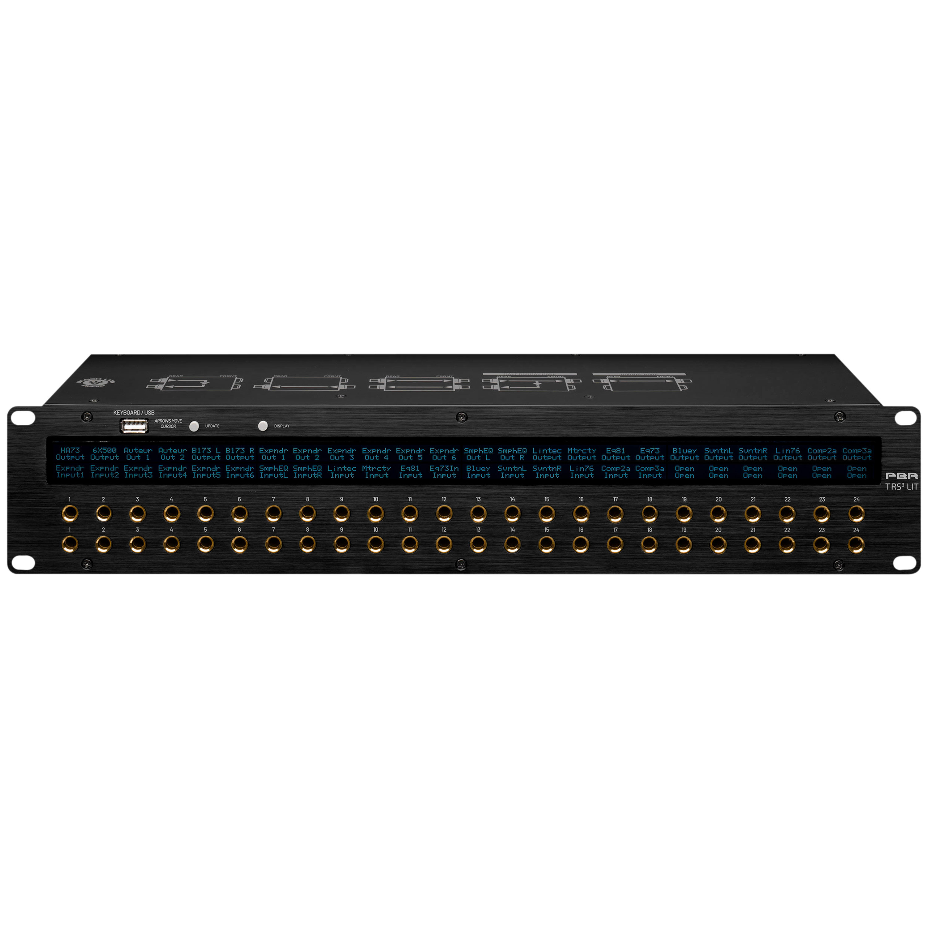 Black Lion Audio PBR TRS3 LIT Patchbay