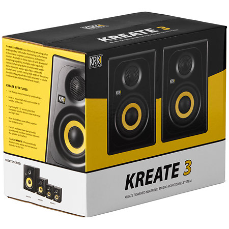Kreate 3 (La paire) + Supports bas Krk