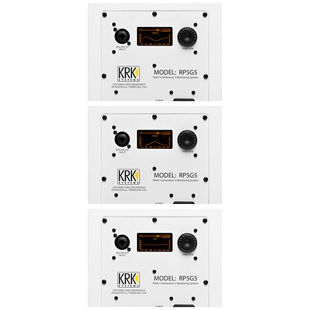 RP5 G5 White (La paire) + Supports bas Krk