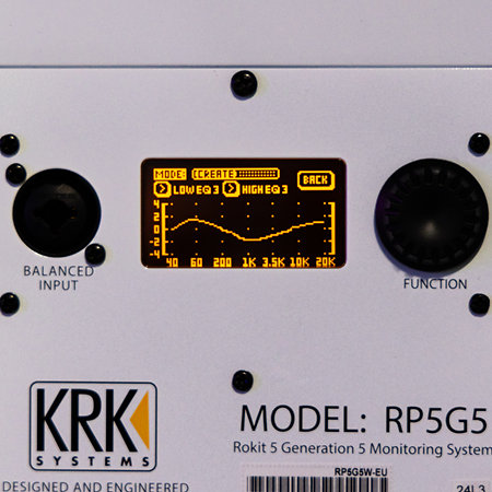 RP5 G5 White (La paire) + Supports Hauts Krk