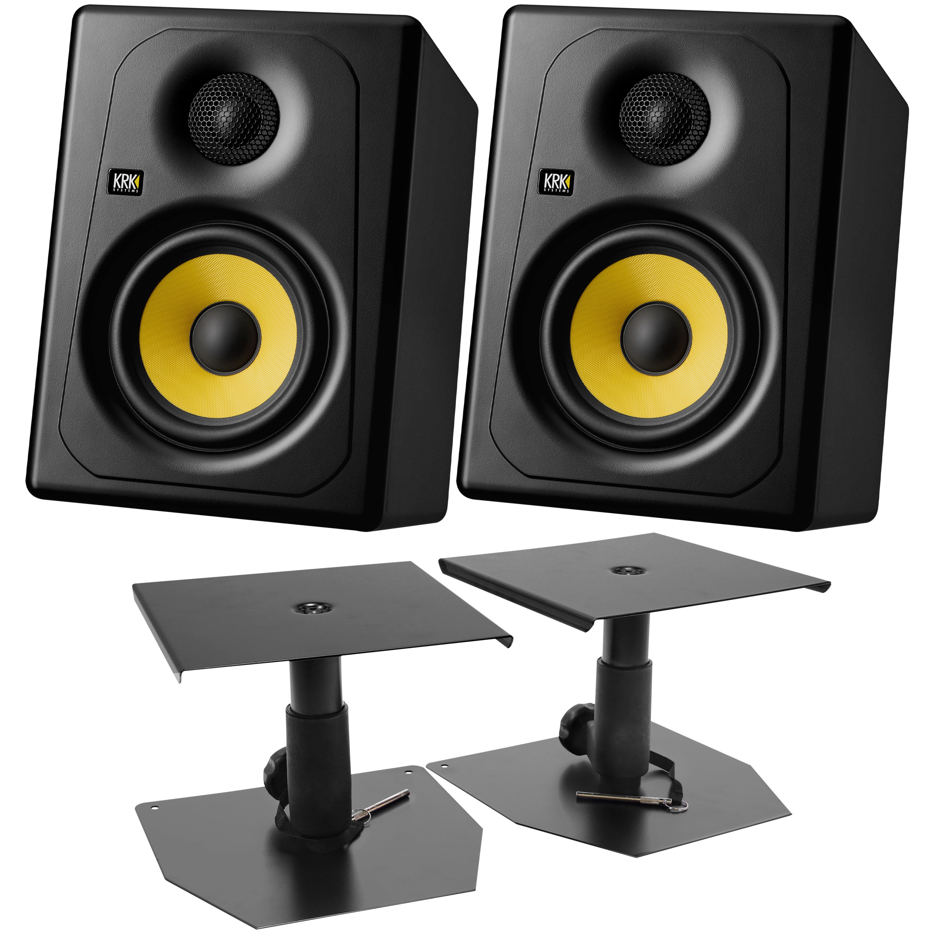 Krk Kreate 5 (La paire) + Supports bas