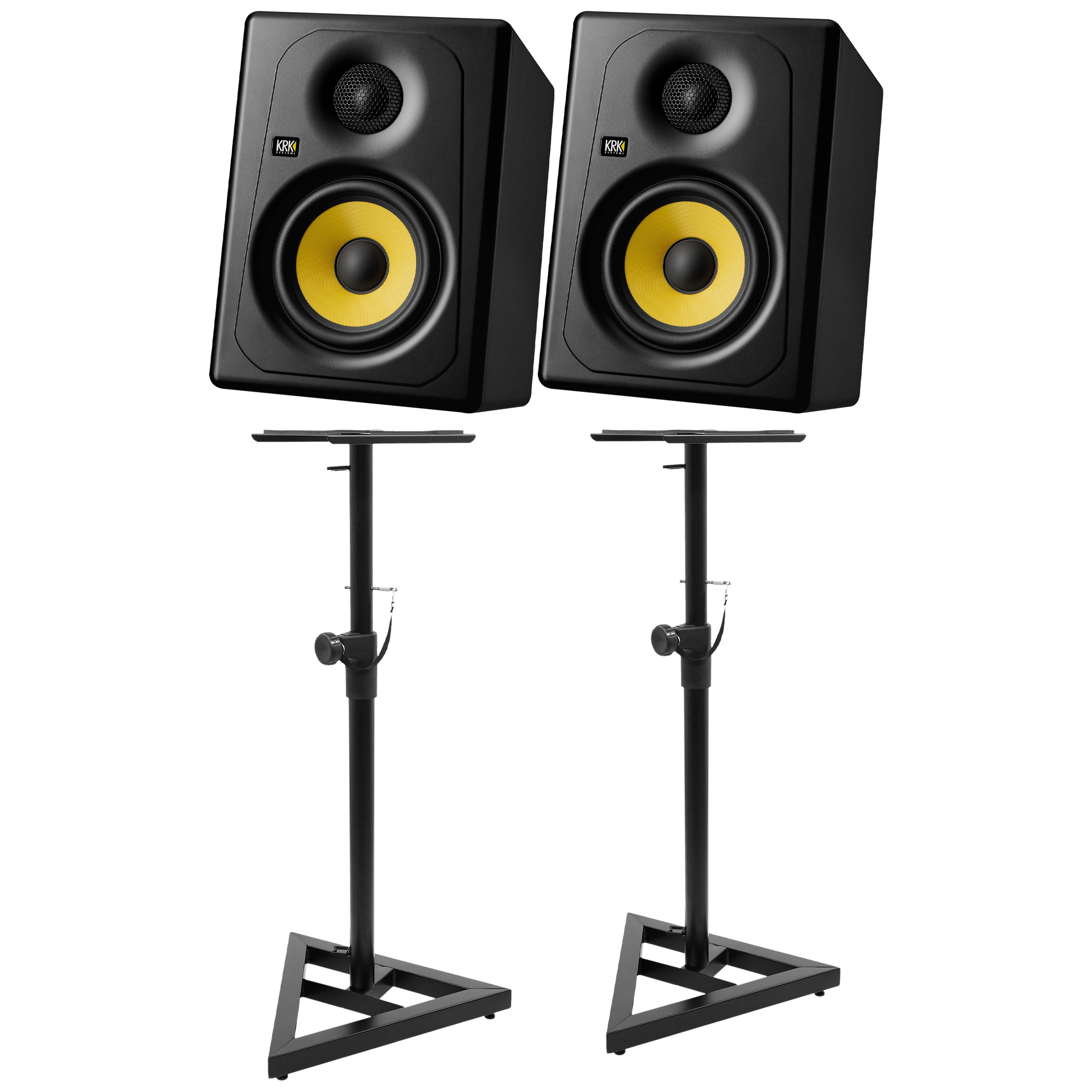 Krk Kreate 5 (La paire) + Supports Hauts