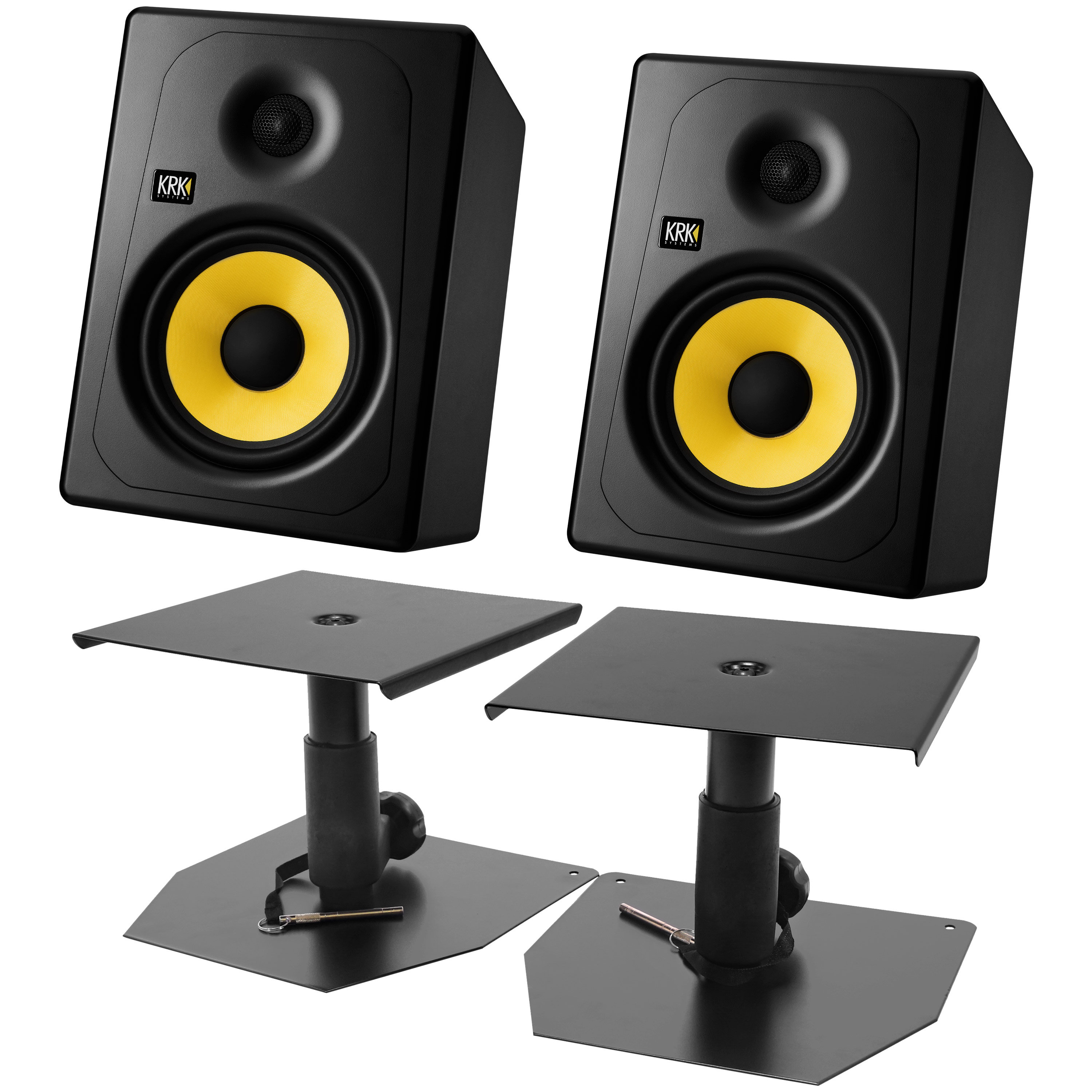 Krk Kreate 8 (La paire) + Supports bas