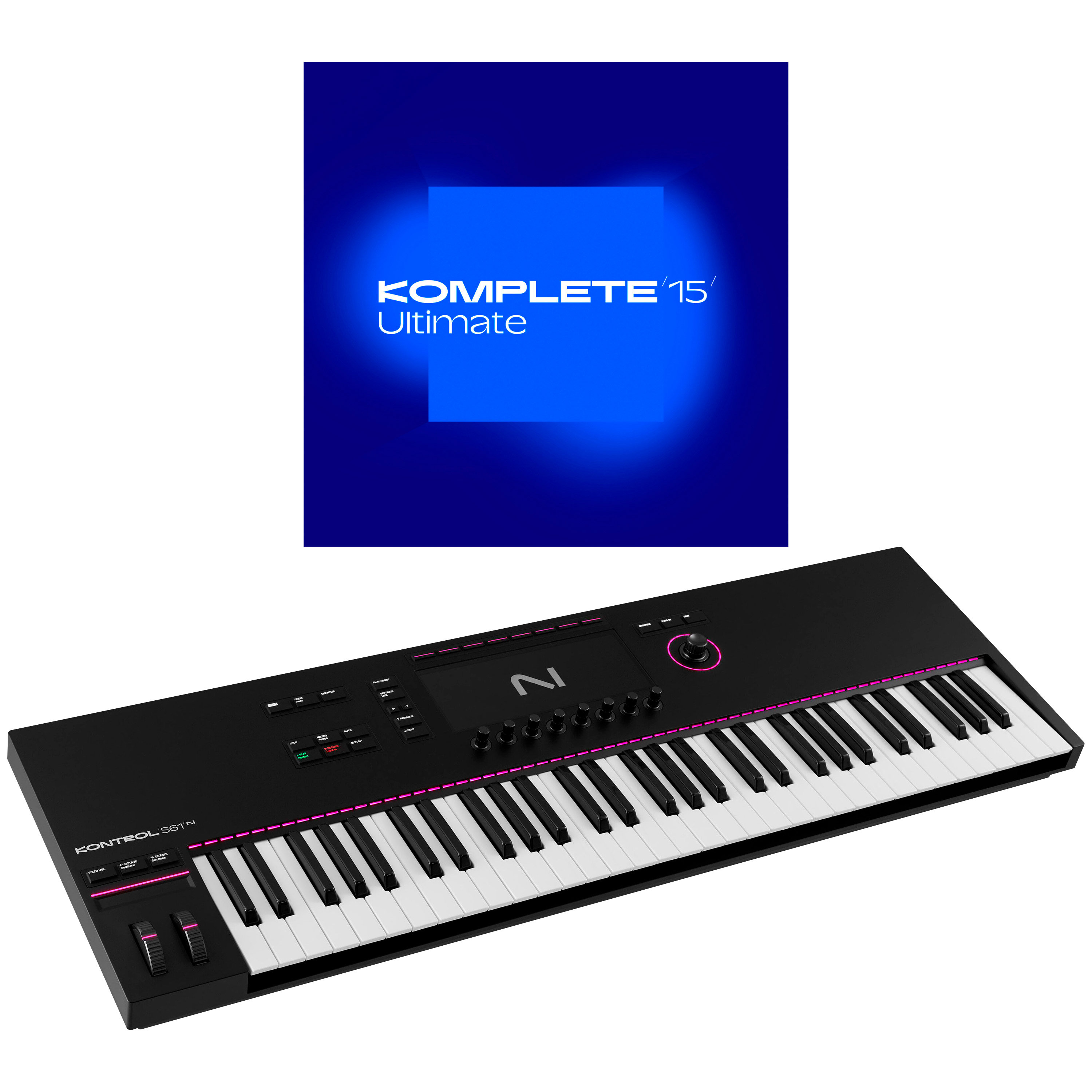 Native Instruments Kontrol S61 MK3 + K15 Ultimate