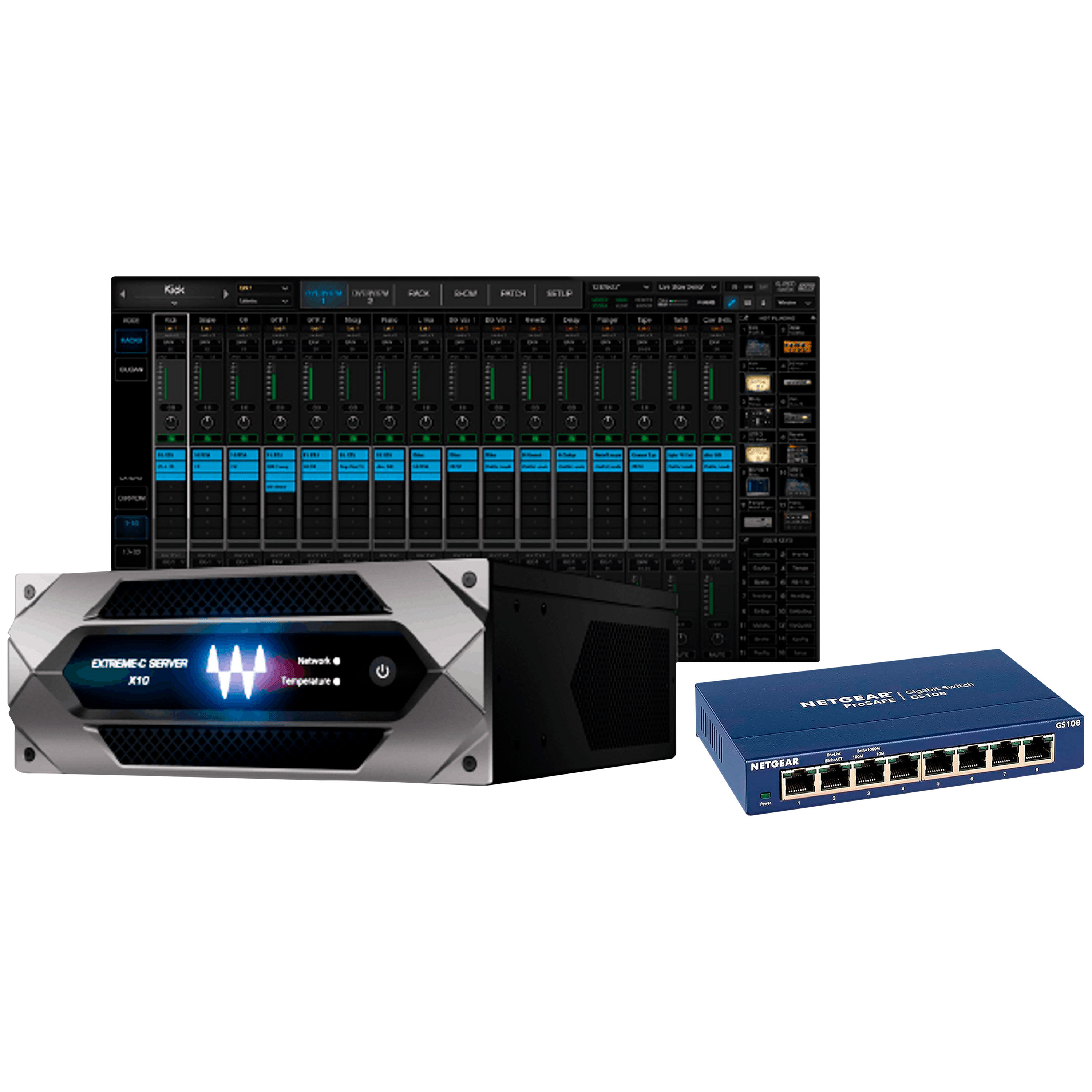 Waves Pack Extreme-C SoundGrid Server + Switch