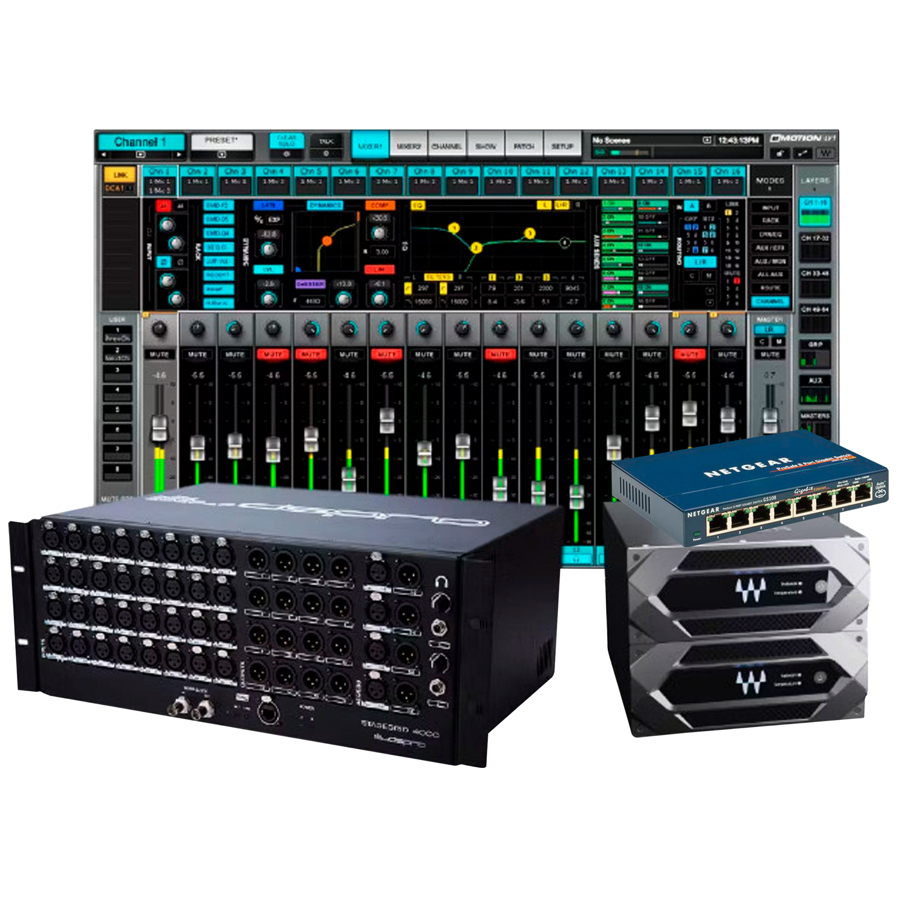 Waves Pack Axis/Extreme-C SoundGrid Server + SG4000