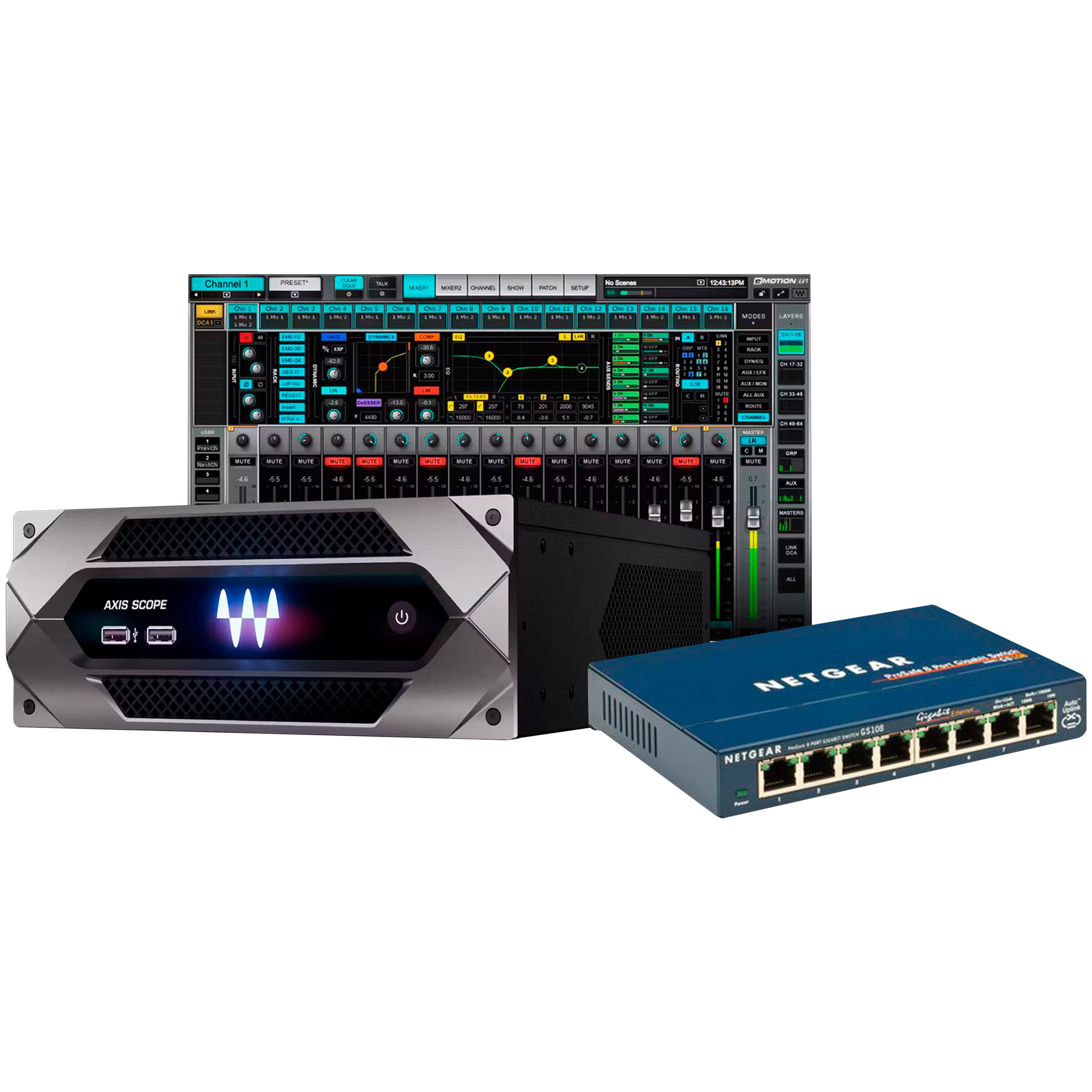 Waves Pack LV1 Soft + Axis Sxope + Switch
