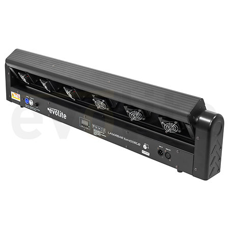 Pack LASER Bar 6X400 RGB (la paire) + Flight case Evolite