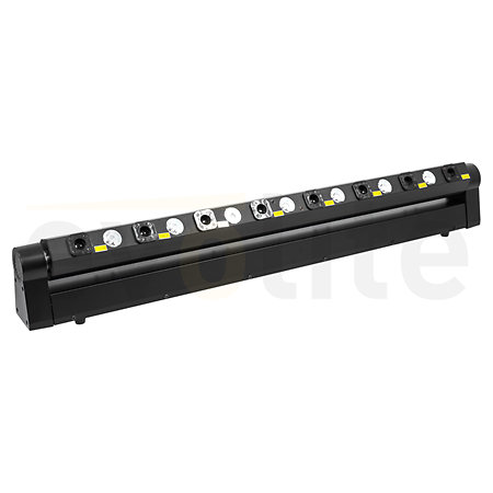Pack LASER Bar 8X500 Red (la paire) + Flight case Evolite