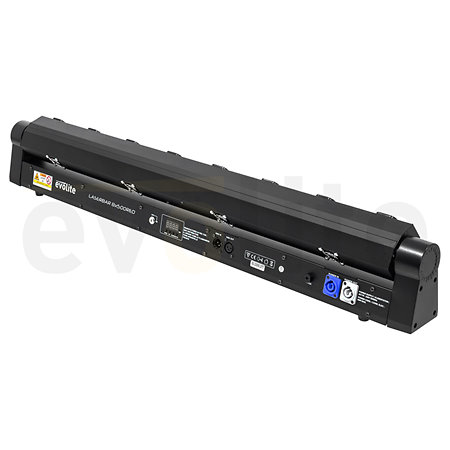 Pack LASER Bar 8X500 Red (la paire) + Flight case Evolite