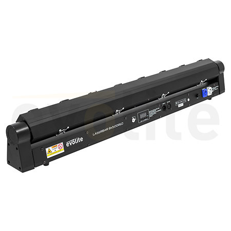 Pack LASER Bar 8X500 Red (la paire) + Flight case Evolite
