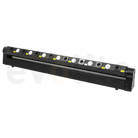 Pack LASER Bar 8X500 Red (la paire) + Flight case Evolite