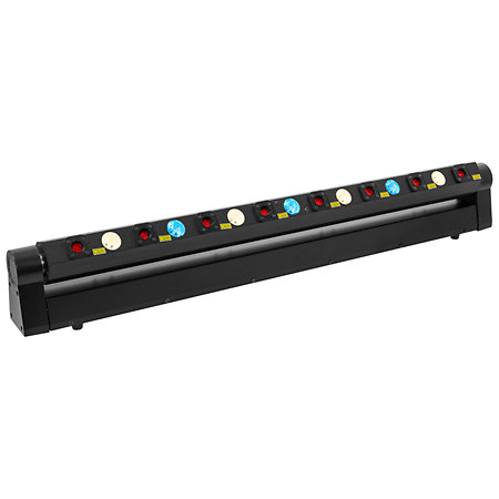Pack LASER Bar 8X500 Red (la paire) + Flight case Evolite