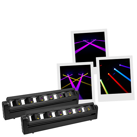 LASER Bar 6X400 RGB (la paire) Evolite