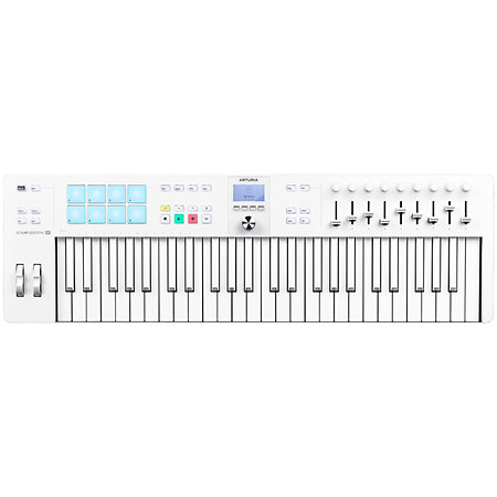 KeyLab Essential MK3 49 Alpine White + Komplete 15 Ultimate upgrade Arturia