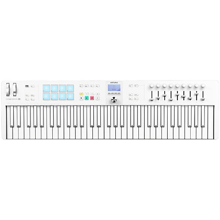 KeyLab Essential MK3 61 Alpine White + Komplete 15 Ultimate upgrade Arturia
