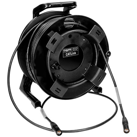 Câble PUR etherCON-etherCON sur tourret, CAT7, 75m Klotz