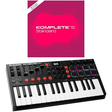 Oxygen Pro Mini + Komplete 15 Standard Upgrade M AUDIO