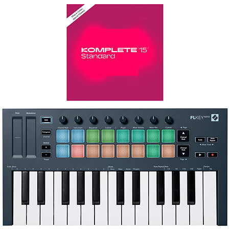FLkey Mini + Komplete 15 Standard Upgrade Novation