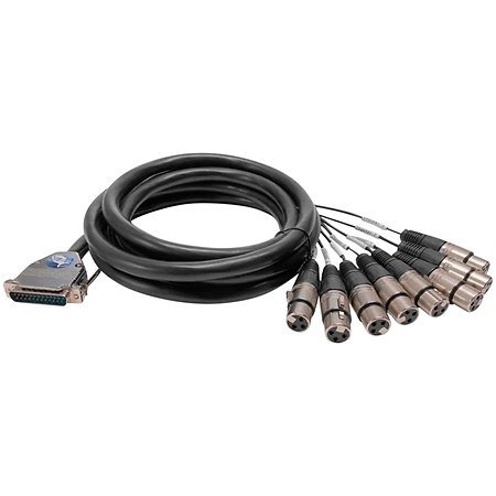 Breakout cable DB25 XLR Femelle 3M Ferrofish