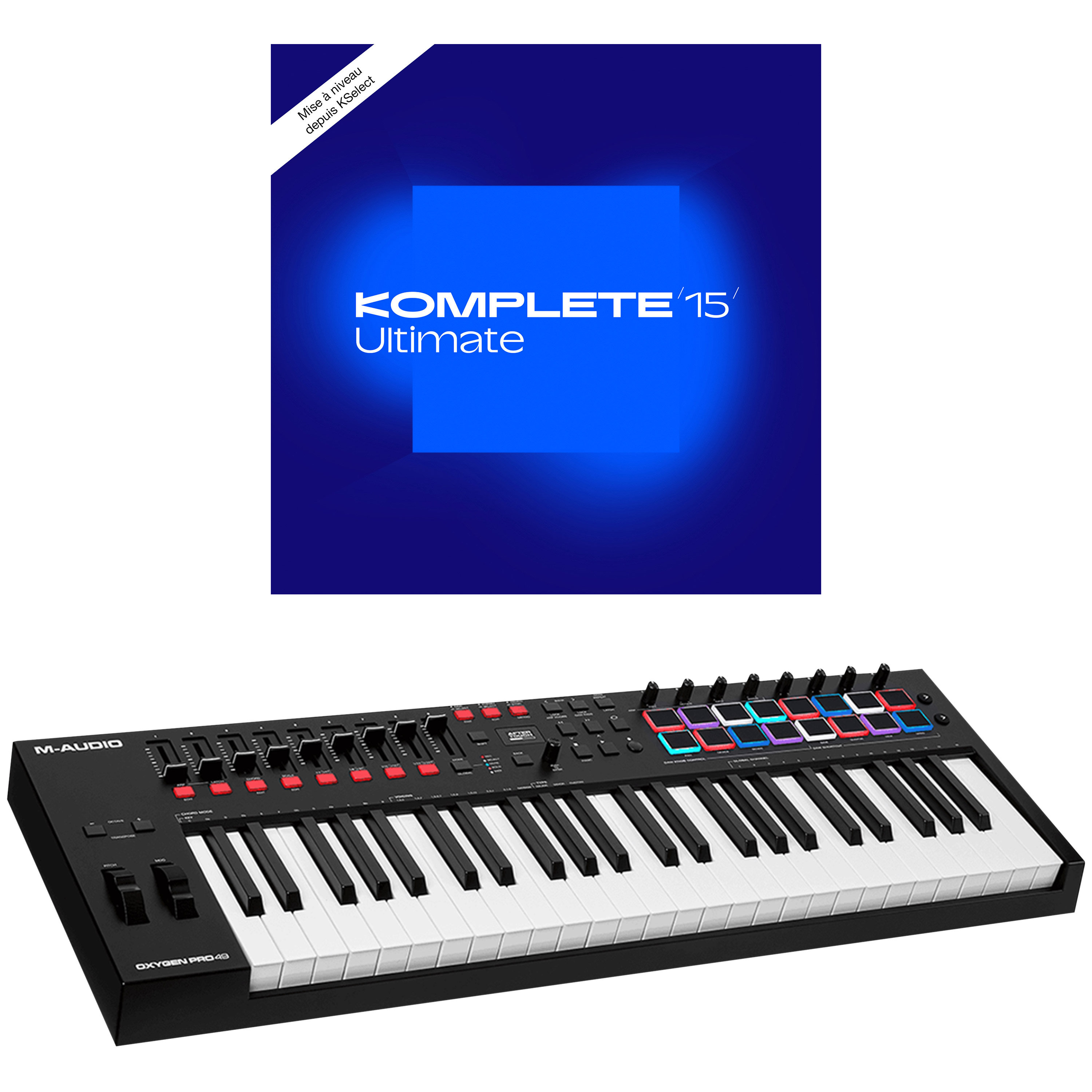 M AUDIO Oxygen Pro 49 + Komplete 15 Ultimate upgrade