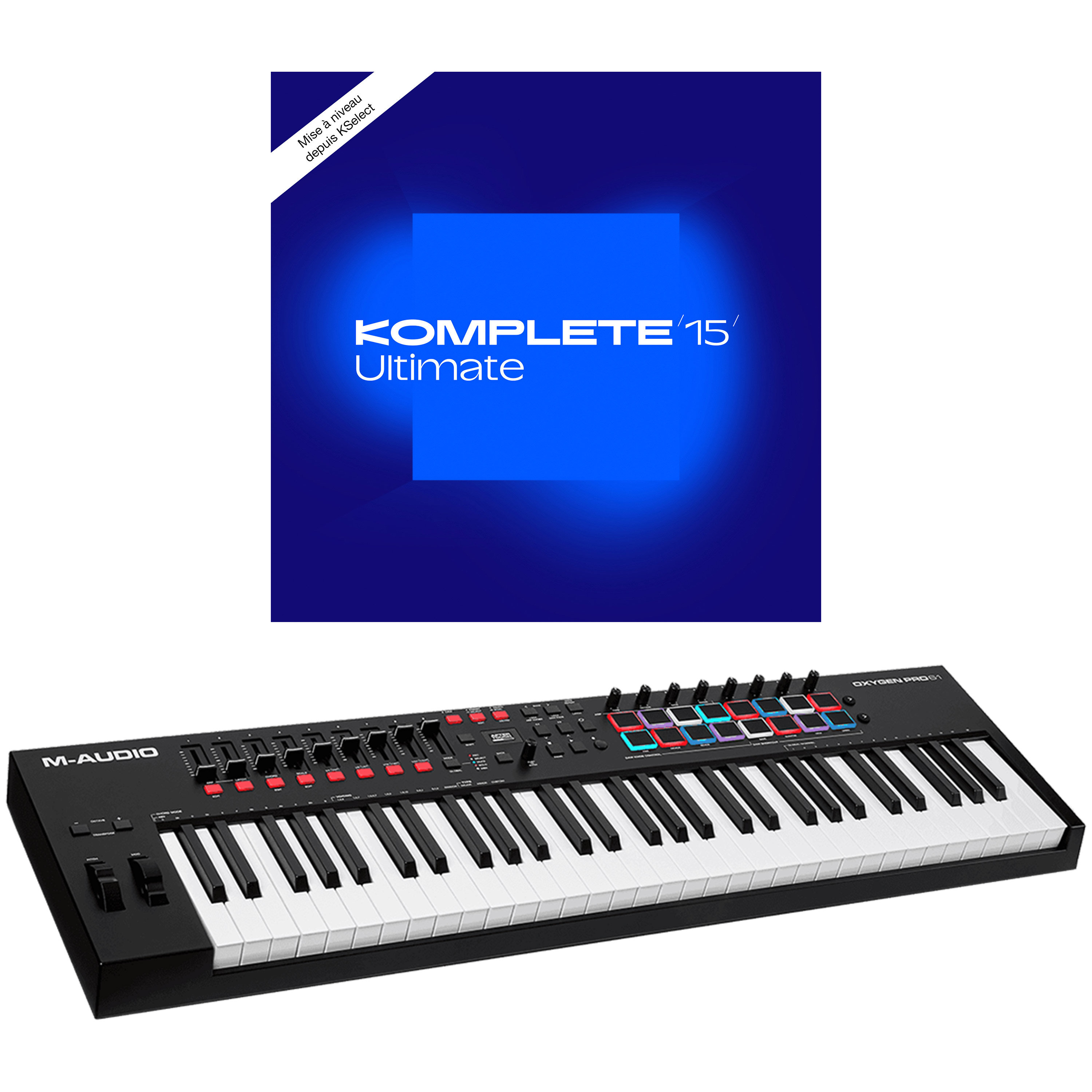 M AUDIO Oxygen Pro 61 + Komplete 15 Ultimate upgrade