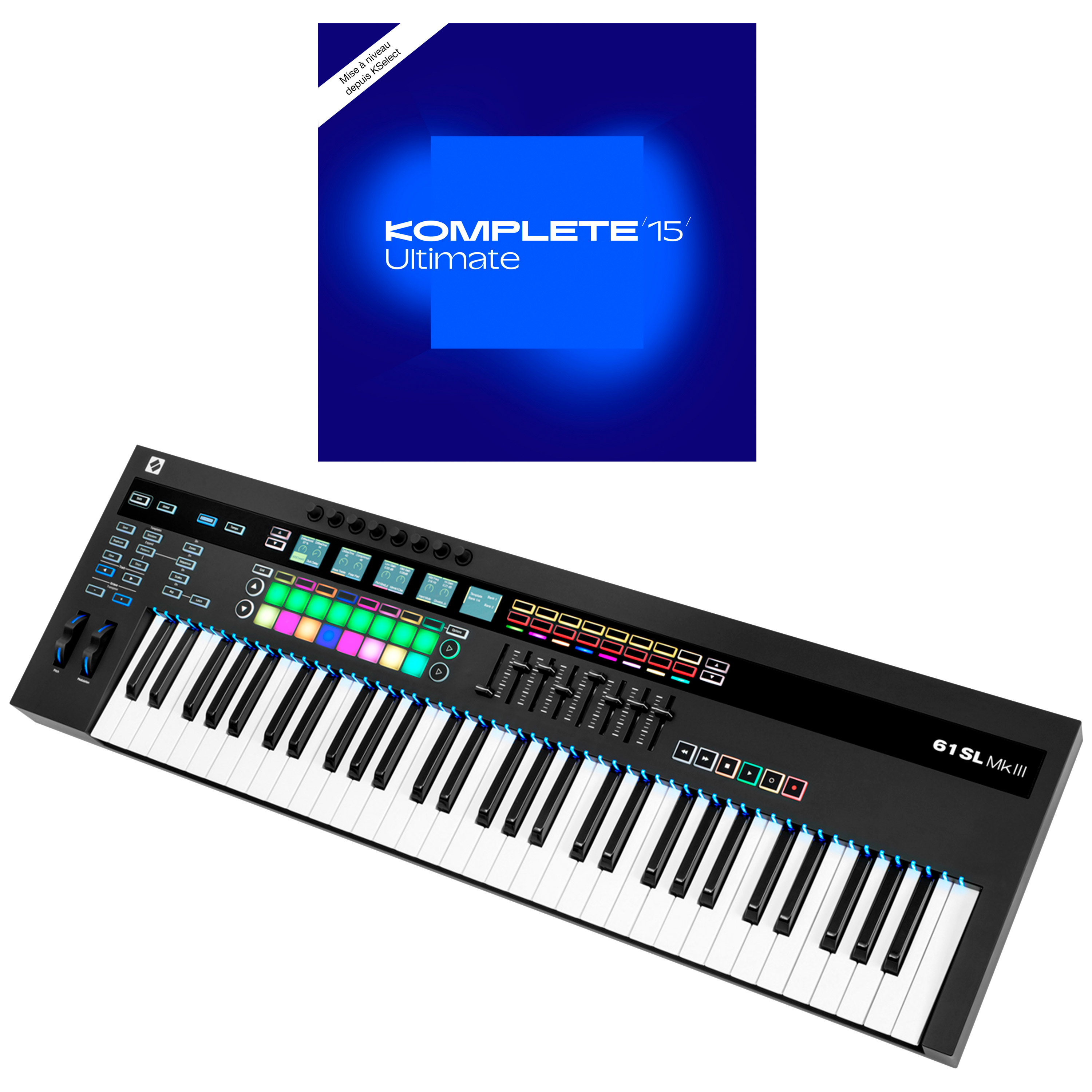Novation 61SL MkIII + Komplete 15 Ultimate upgrade