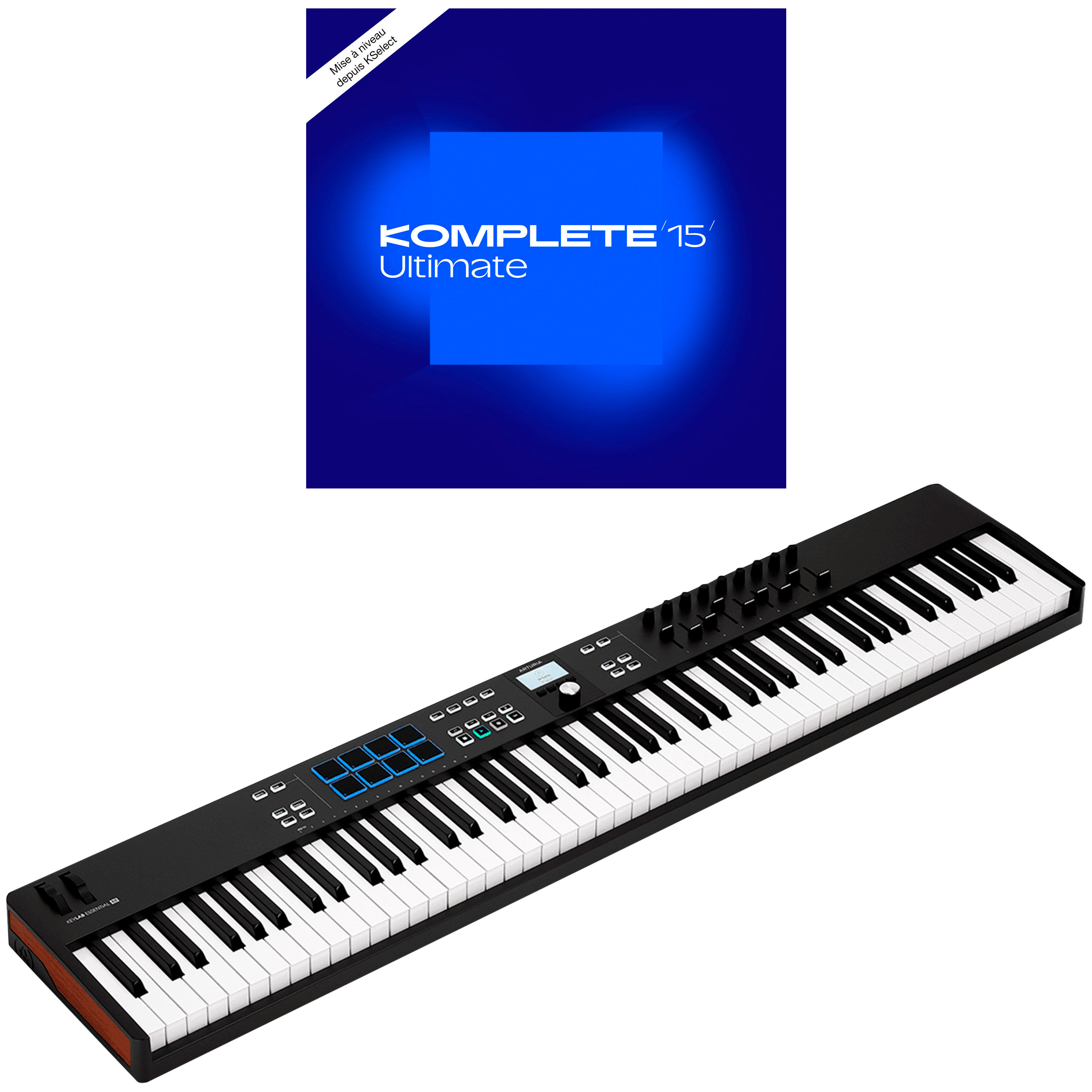 Arturia KeyLab Essential MK3 88 Black + Komplete 15 Ultimate upgrade