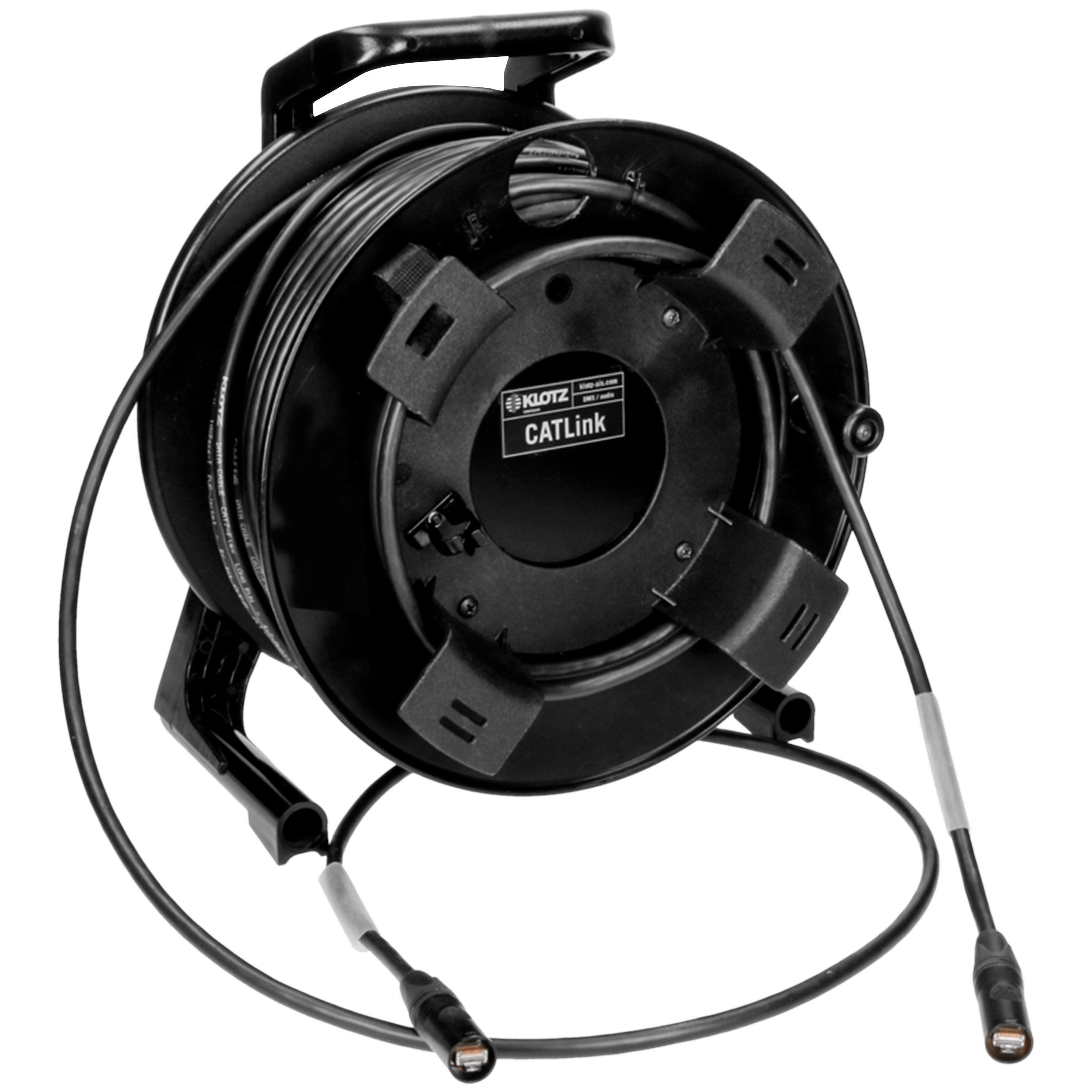 Klotz Câble PUR etherCON-etherCON sur tourret, CAT7, 75m