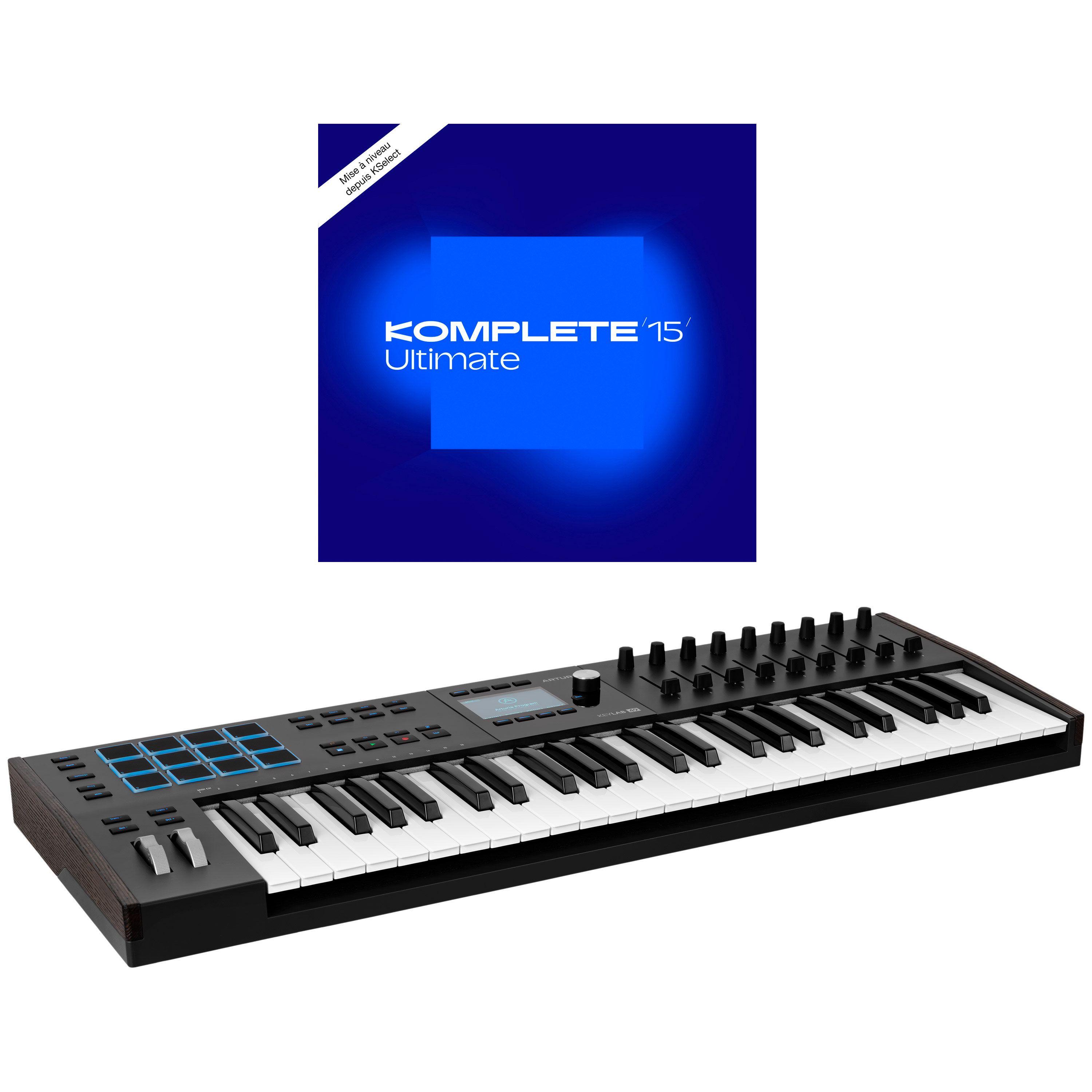 Arturia KeyLab MK3 49 Black + Komplete 15 Ultimate upgrade