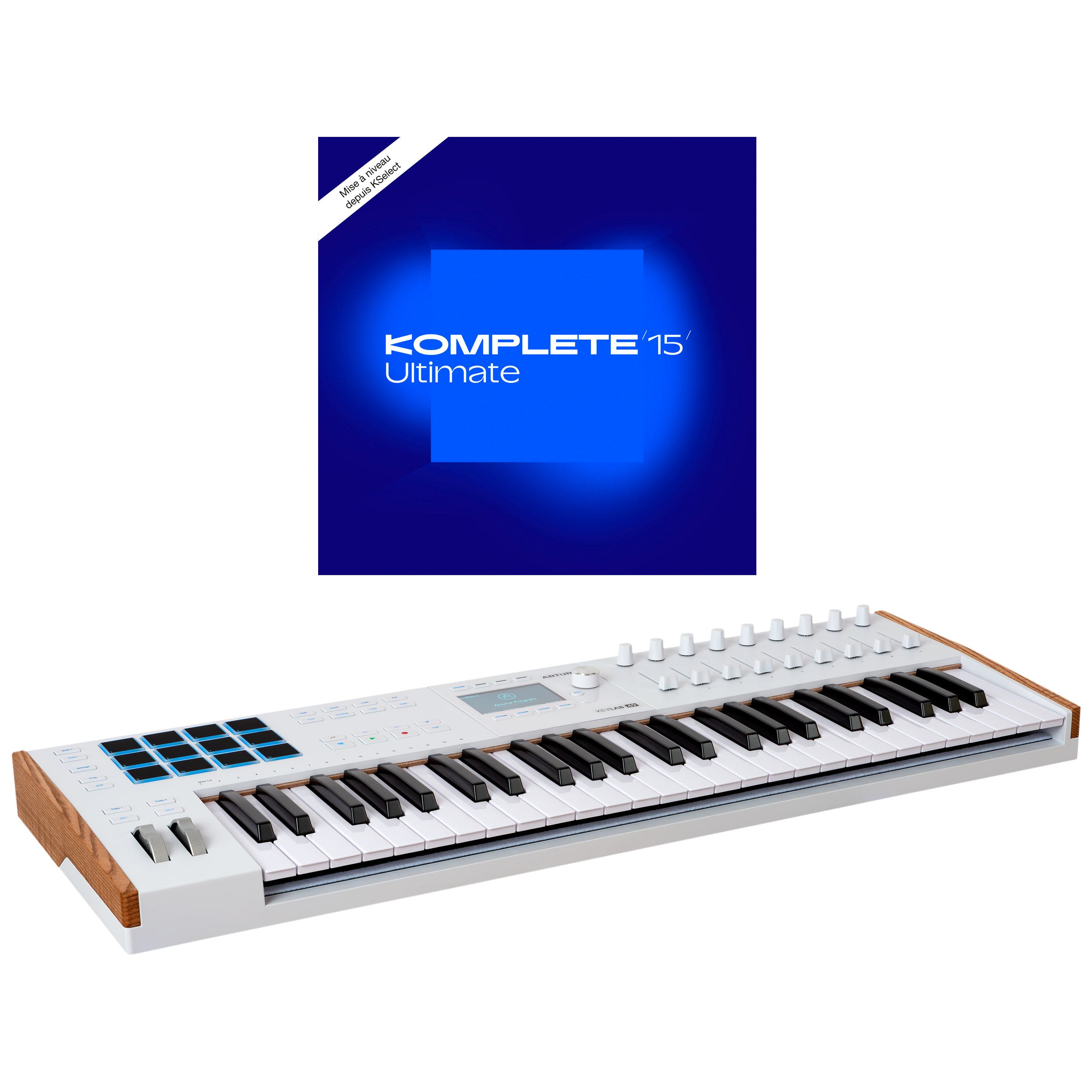 Arturia KeyLab MK3 49 White + Komplete 15 Ultimate upgrade