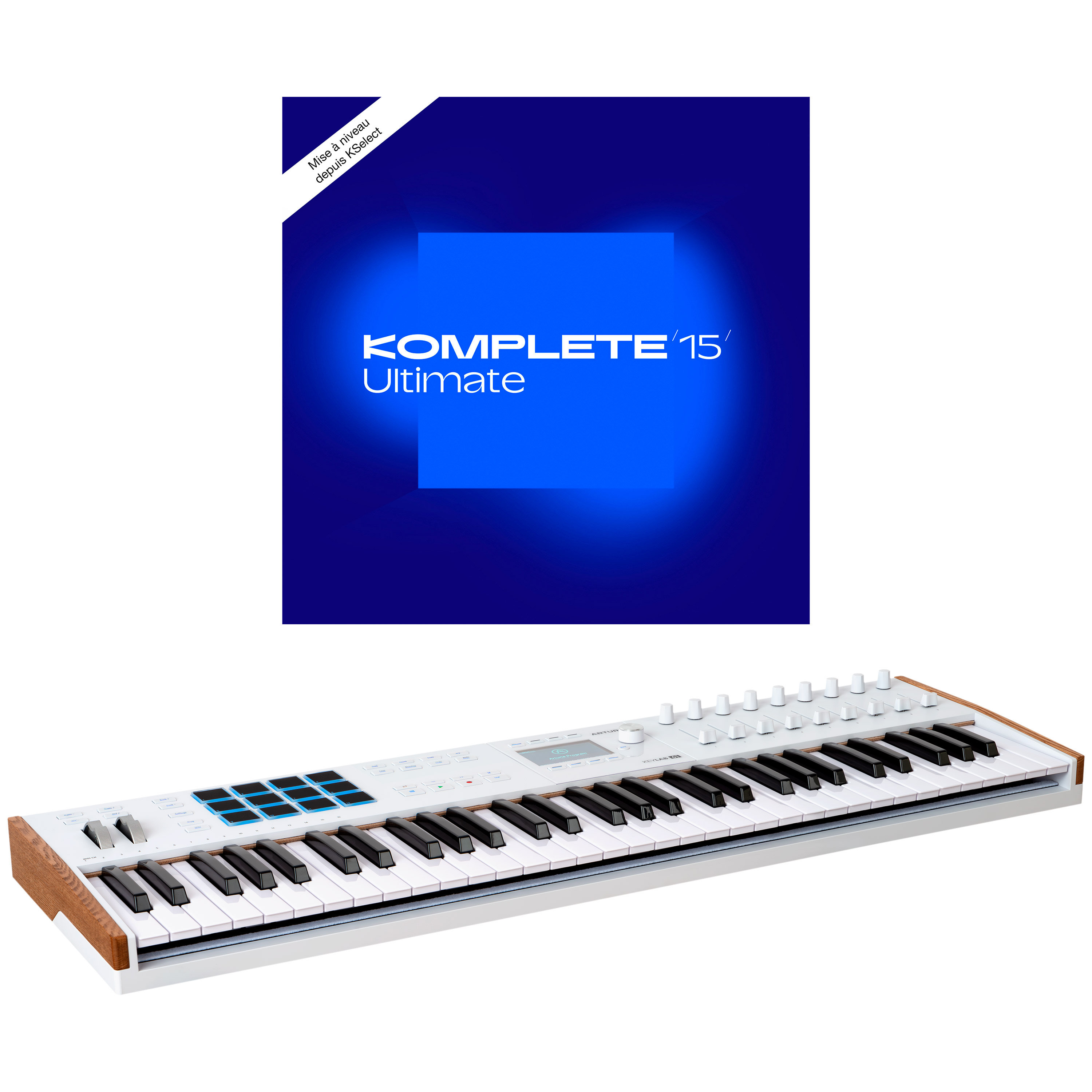 Arturia KeyLab MK3 61 White + Komplete 15 Ultimate upgrade