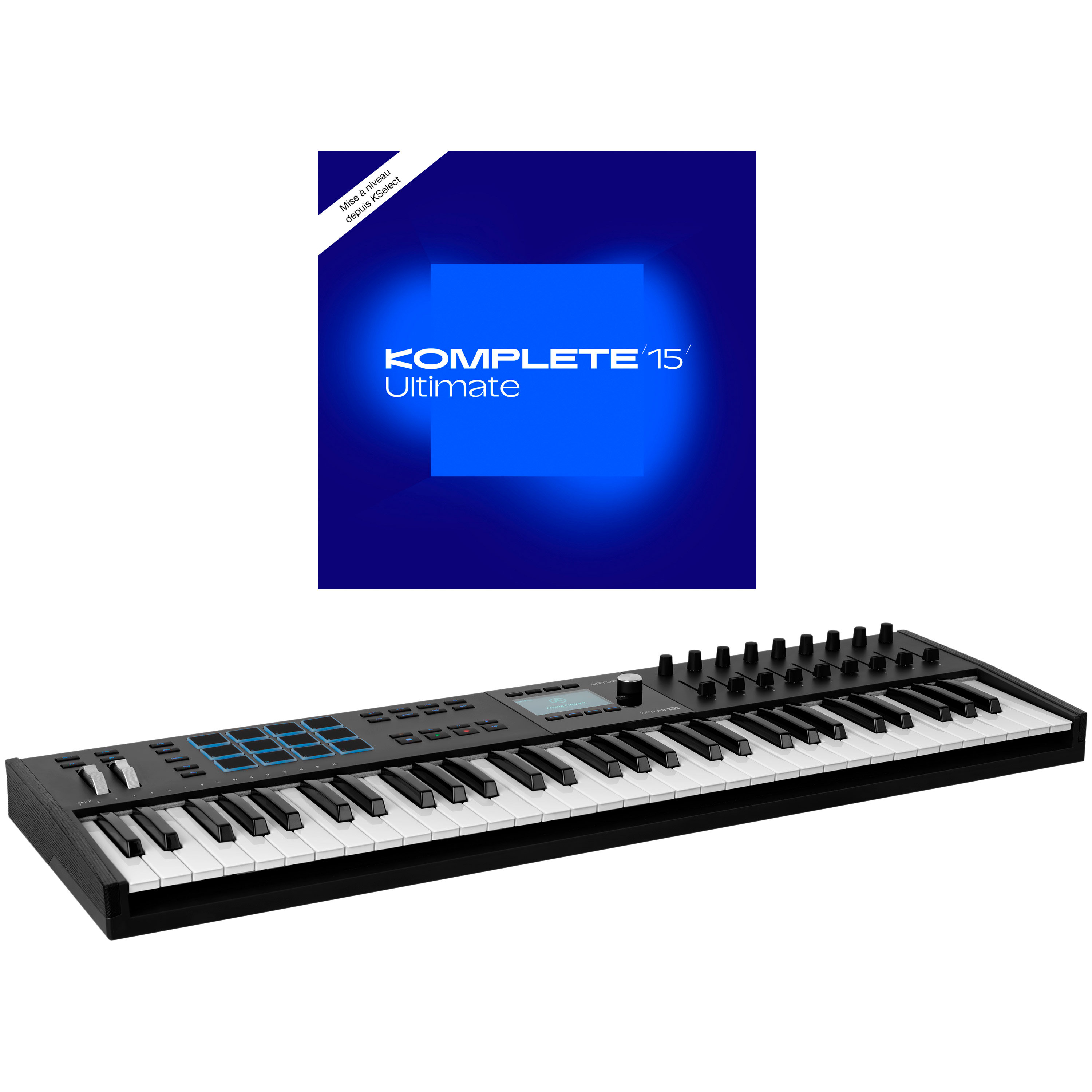 Arturia KeyLab MK3 61 Black + Komplete 15 Ultimate upgrade