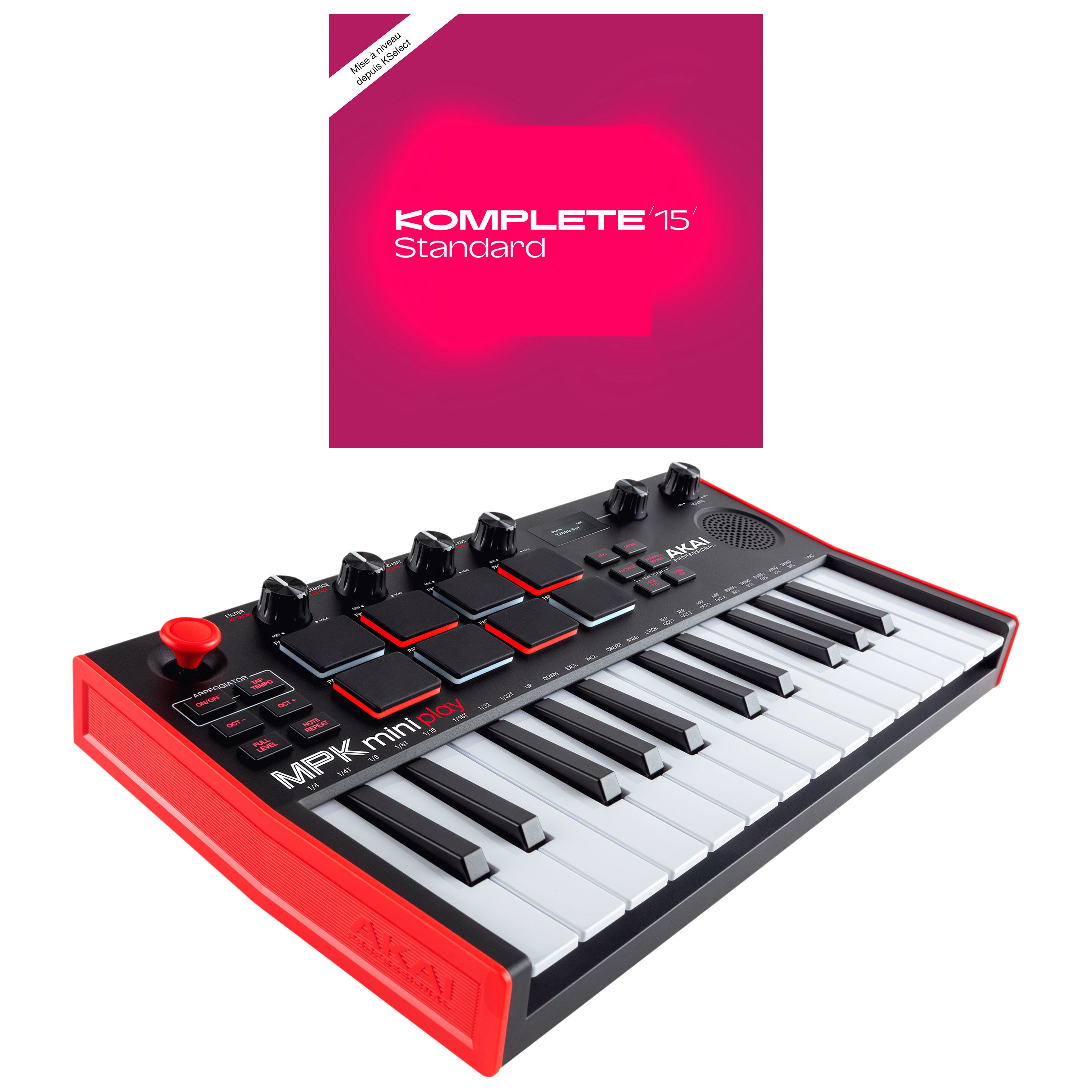 Akai MPK Mini Play Mk3 + Komplete 15 Standard Upgrade